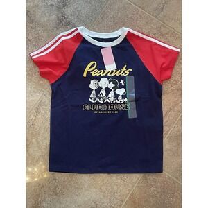 New Unisex Kids Club House Hybrid Apparel T-Shirt Blue/Red Size L New with Tags